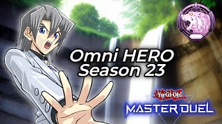 Omni HEROES Diamond Replays ►Season 23◄ YuGiOh Master Duel [upl. by Saref]