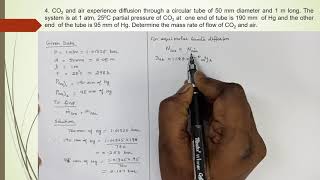 Mass Transfer Diffusion problems [upl. by Yras]