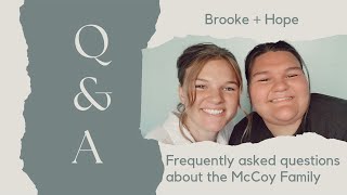 QampA Frequently asked questions about the McCoy Family [upl. by Otanod874]