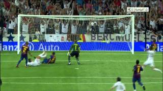 Real Madrid Vs Barcelona Ozil Goal HD Super Cup 20112012 [upl. by Ayocat]