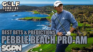 2024 ATampT Pebble Beach ProAm Best Bets w TheModelManiac [upl. by Danila]