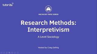 Research Methods Choice of Topic and Methods Sociology Theory amp Methods [upl. by Gray294]