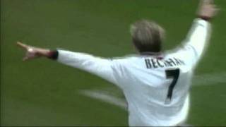 David Beckham Goal Vs Arsenal FA Cup 1999 [upl. by Shermy]