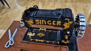 Singer Sewing Machine by Fleur Watkins at Brixpo South Australias largest fanrun Lego event [upl. by Haym]