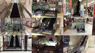 【三重県 四日市市】アピタ四日市店（ララスクエア四日市）のエスカレーター全２０基に乗ってみた！Escalator Apita Yokkaichi store Lalasquare Japan Mie [upl. by Forras]