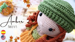 AMBER Amigurumi inspirado en Otoño  Tutorial Parte 45 Sub 🇺🇸🇪🇸 GretaWings [upl. by Agnes]