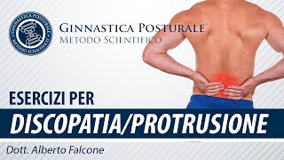 Esercizi per PROTUSIONE e DISCOPATIA  Ginnastica Posturale® [upl. by Stirling]