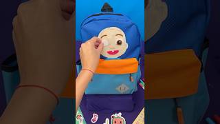 Easy CoComelon Crafts DIY Backpack 123 cocomelon shorts [upl. by Kennan283]