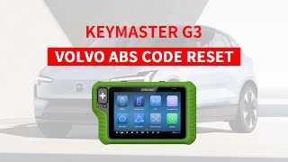 KeyMaster G3VOLVO ABS Reset Code Function Demostration [upl. by Cochard]