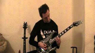 Daniel Owen Fast Shredding Guitar Solo with DEAN MAB1 ArmorFlame [upl. by Alley]