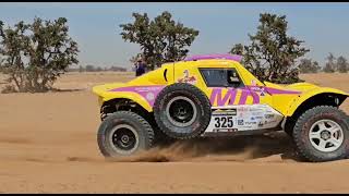 Rally Morocco Desert Challenge day1 prologue Agadir quad bikes truck cars [upl. by Hgielsa]