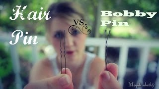 Whats The Difference Between Bobby Pins and Hair Pins Quick Tip Tuesday [upl. by Amocat226]