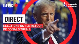 EN DIRECT  LE RETOUR DE LA VENGEANCE DE DONALD TRUMP [upl. by Akienom]