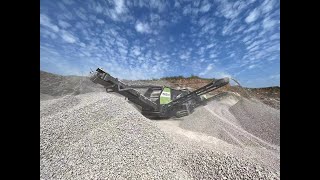 Mesda Mobile Impact Crusher working with Mesda Mobile Horizontal Screener at Site [upl. by Stoddart302]