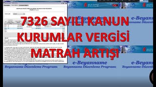 7326 matrah artırımı hesaplama nasıl yapılır [upl. by Snahc]