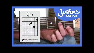 D Minor Chord Dm  Stage 2 Guitar Lesson  Guitar For Beginners BC123 [upl. by Eelyam]