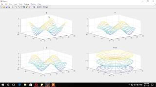 2D amp 3D Subplots on MATLAB [upl. by Onairpic]