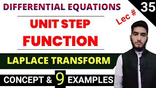 Unit step Function  Laplace Transform  Heavasides function  Second shifting theorem [upl. by Naloc30]