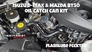 Flashlube FCCKT38 4JJ3 Isuzu DMax amp Mazda BT50 Catch can kit [upl. by Nicky777]