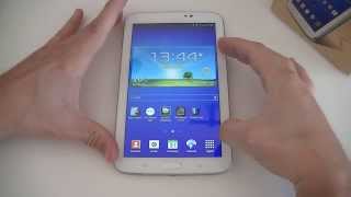 Test de la Samsung Galaxy Tab 3 70 pouces  par TopForPhonefr [upl. by Airehtfele]