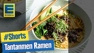 Tantanmen Ramen I Einfaches amp veganes RamenNudelnRezept SHORTS [upl. by Airol]