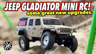 New Axial SCX24 Jeep GladiatorIts LONG  Initial Thoughts and First Run [upl. by Kalindi]