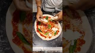 Making of Margherita Pizza 🍕🤤 woodfiredpizza neapolitanpizza brikoven [upl. by Nuyh]