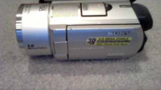 Review of Sony Handycam DCRSR100 [upl. by Aseram601]