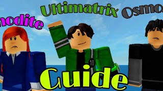 Anodite Ultimatrix And Osmosian GuideOmni Adventure Roblox [upl. by Aja]