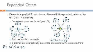 99 Exceptions to the Octet Rule OddElectron Species Incomplete Octets amp Expanded Octets [upl. by Githens]