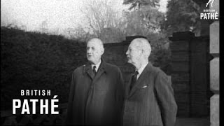 Macmillan And De Gaulle At Birch Grove House 1961 [upl. by Ettennil]