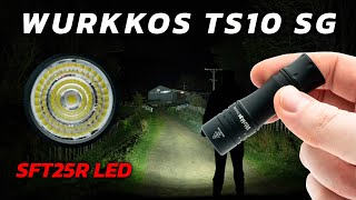 Wurkkos TS10 SG Review SFT25R LED Thrower Version [upl. by Yerhcaz]