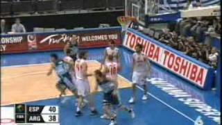 España  Argentina Basquet Semifinal Mundial 2006 [upl. by Lewin]