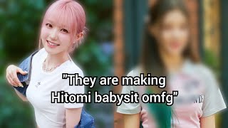 Netizens criticize the age gap between ExIZONE Hitomi and the maknae of her new group Kpop [upl. by Pfeifer]