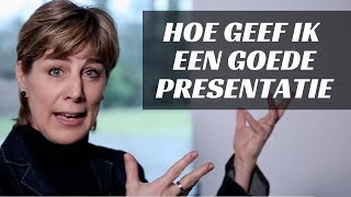 Hoe geef ik een goede presentatie of spreekbeurt [upl. by Serica486]