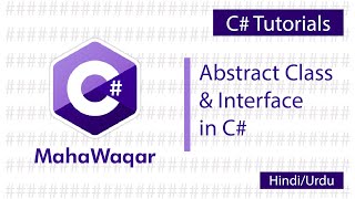 Abstract Class and Interface in C  Multiple Inheritance  C Tutorials  csharp csharpbasics [upl. by Daile561]