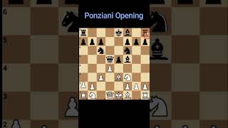 Most powerful chess openings Ponziani Opening C44 [upl. by Ahl]