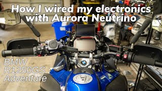 Overview My R1250 GS Adventure Electronics with Aurora Neutrino Element Fuse Block [upl. by Stranger]