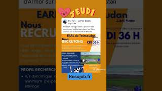 Je cherche et trouve mon futur emploi sur Resojobfr resojob emploi saisonnier job [upl. by Euphemia184]