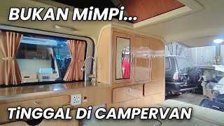 BISA SEWA BUKAN CUMA MIMPI TINGGAL DI RUMAH BERJALAN 2 LANTAI MERASAKAN KEHIDUPAN DI CAMPERVAN [upl. by Driskill]