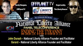 OPTV amp TLB SPECIAL TeleconferenceThe National Liberty Alliance with John Darash and Gerard [upl. by Notwen]