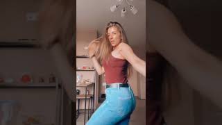 Jeans and tight maroon top dance [upl. by Irbua]