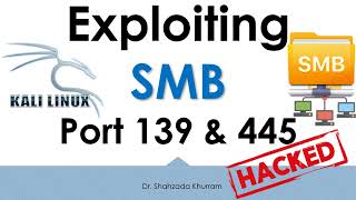 Exploiting SMB 139 and 445  Kali Linux  Metasploitable2  Lab [upl. by Riegel]