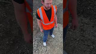 these steel toe shoes almost got me fired 🤣 construction constructionworker steeltoe jobsite [upl. by Akialam989]