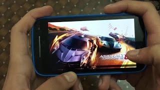 Moto E 2nd Gen Hardcore Gaming Performance Test  Asphalt 8 Airborne Space marshals Dead Trigger 2 [upl. by Erleena]