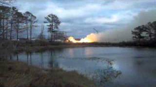 Raw Video New Rocket Engine Tested At Stennis [upl. by Amre559]