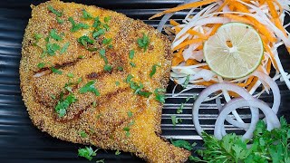 Pomfret Fish Fry Recipe  Fish Fry Indian Style  Fish Recipe [upl. by Haniraz604]