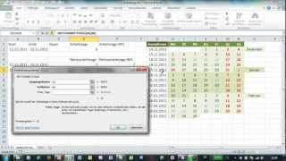Excel  NETTOARBEITSTAGE und NETTOARBEITSTAGEINTL  Arbeitstage berechnen [upl. by Tnias]