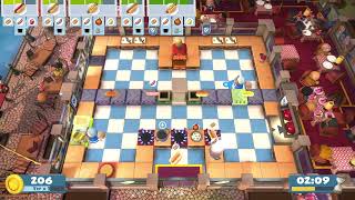 Overcooked World Food Festival 22 4 Stars Single Player [upl. by Lusa93]