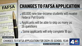 Overhauled FAFSA application opens for 20242025 school year What to know  NBC4 Washington [upl. by Yarazed]